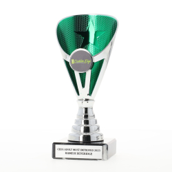 Arianna Cup Silver/Green 170mm