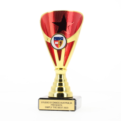 Arianna Cup Gold/Red 170mm