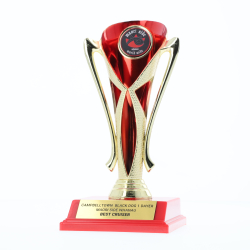 Filigree Series Cup Gold/Red 145mm