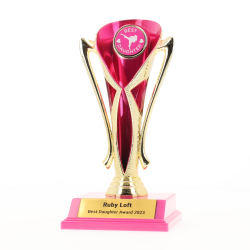 Filigree Series Cup Gold/Pink 145mm