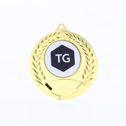 Artemis Personalised Medal 50mm - Shiny Gold