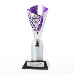 Spirit Cup Silver/Purple 225mm