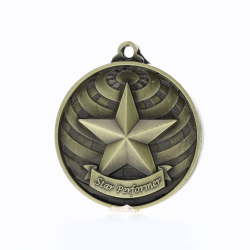 Global Star Performer Medal 50mm Gold 