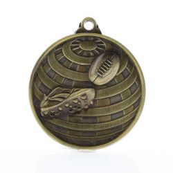 Global AFL Medal 50mm Gold 