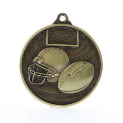 Global Gridiron Medal 50mm Gold 