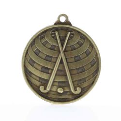 Global Hockey Medal 50mm Gold 