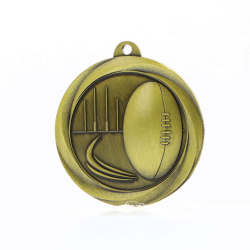Econo AFL Medal 50mm Gold