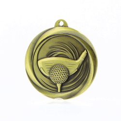 Econo Golf Medal 50mm Gold