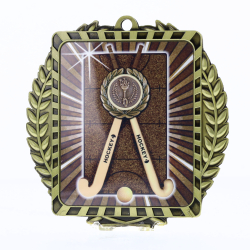 Lynx Wreath Hockey Gold