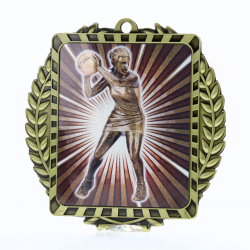 Lynx Wreath Netball Player Medal Gold