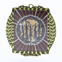 Lynx Wreath Track Medal Gold
