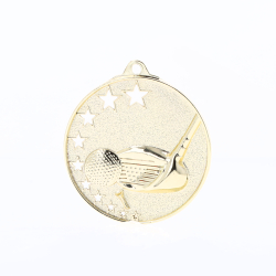 Star Golf Medal 52mm Gold