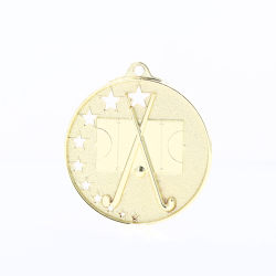 Star Hockey Medal 52mm Gold