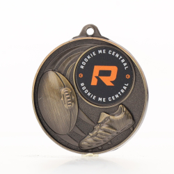 Swish Personalised AFL Medal 50mm Gold