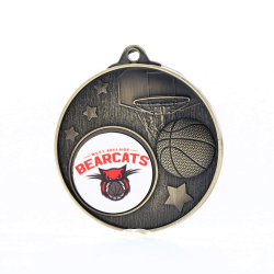 Stellar Basketball Logo Gold