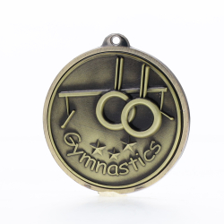 Triumph Gymnastics Medal 50mm Gold