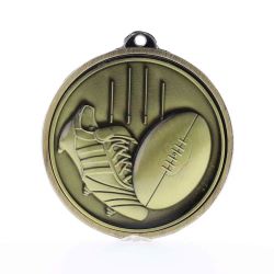 Triumph Aussie Rules Medal 50mm Gold