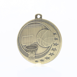 Basketball Wayfare Medal Gold 50mm