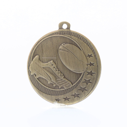 Rugby Wayfare Medal Gold 50mm