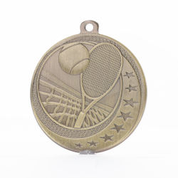 Tennis Wayfare Medal Gold 50mm