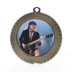 Ovation Personalised Medal Gold 70mm