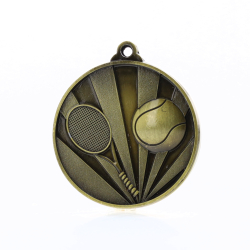 Sunrise Tennis Medal 50mm Gold