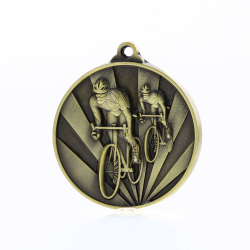 Sunrise Cycling Medal 50mm Gold