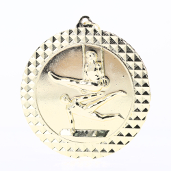 Gymnastics Male Facet Medal Gold 70mm