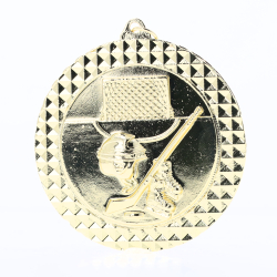 Ice Hockey Facet Medal Gold 70mm