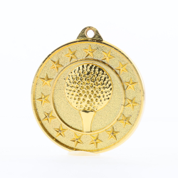 Golf Starry Medal Gold 50mm
