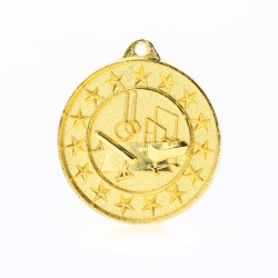 Gymnastics Starry Medal Gold 50mm