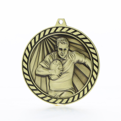 Venture Rugby Male Medal Gold 60mm