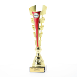 Gauntlet Cup Gold/Red 325mm