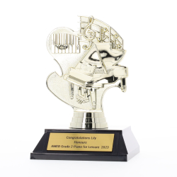 Piano figurine on base 135mm
