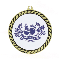 Venture Personalised Medal Gold 60mm