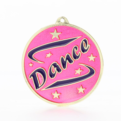 Pink Dance Medal 50mm