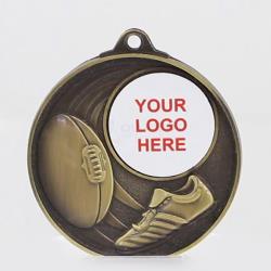 Swish Personalised AFL Medal 50mm Gold