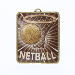 Lynx Medal Netball Theme 75mm