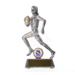 Female Rugby Action Hero 140mm