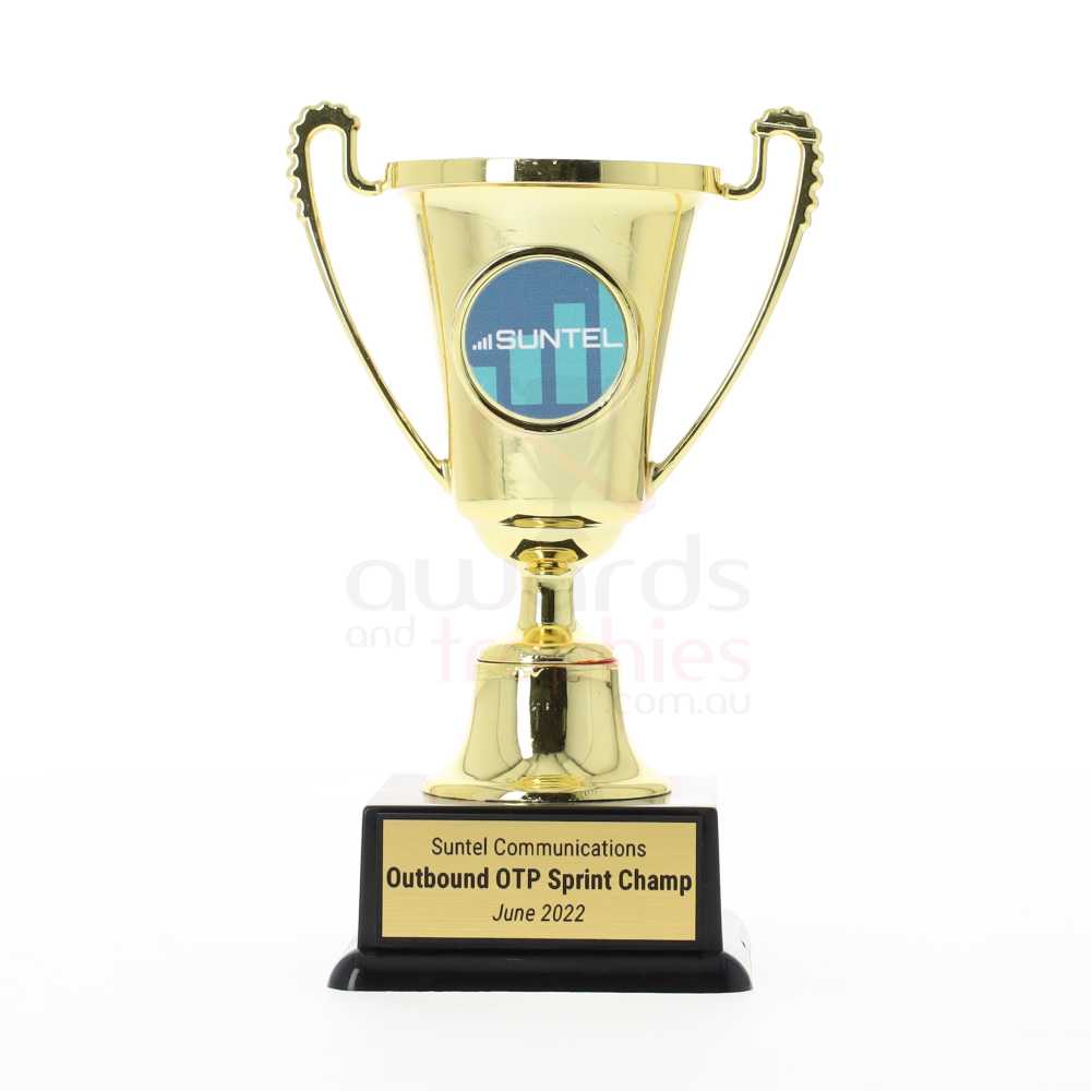 Victory Gold Plastic Cup 135mm 