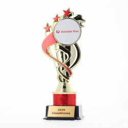 Ribbon Gold/Red 215mm