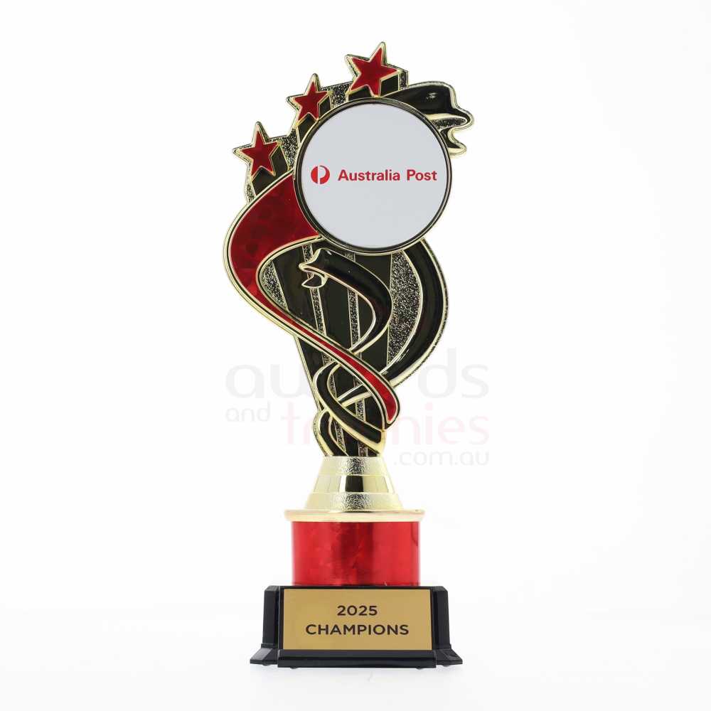 Ribbon Gold/Red 215mm