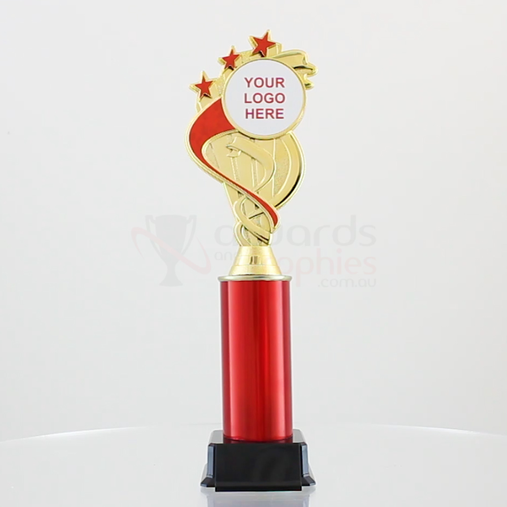 Ribbon Gold/Red 290mm