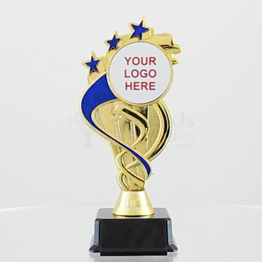 Ribbon Gold/Blue 185mm