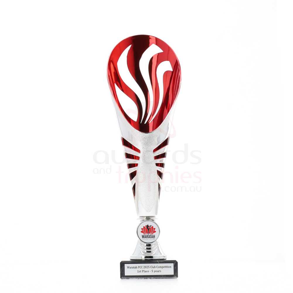 Equinox Cup Silver/Red 300mm