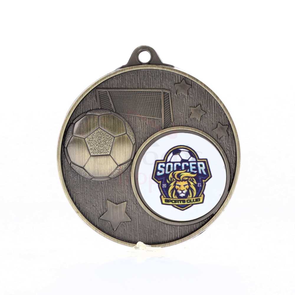 Stellar Soccer Logo Medal
