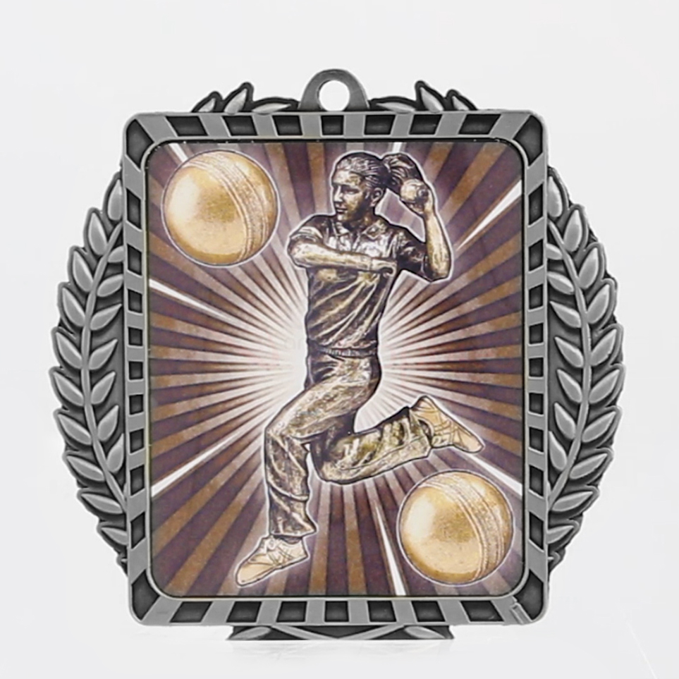 Lynx Wreath Female Bowler Silver