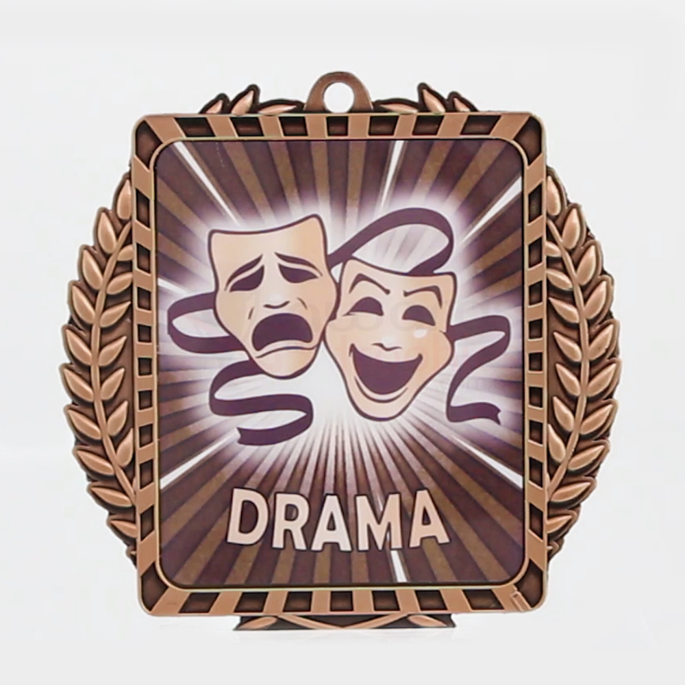 Lynx Wreath Drama Bronze