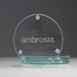 Glass Coaster Set - Circle