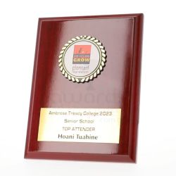 Personalised Rosewood Wall Plaque 150mm